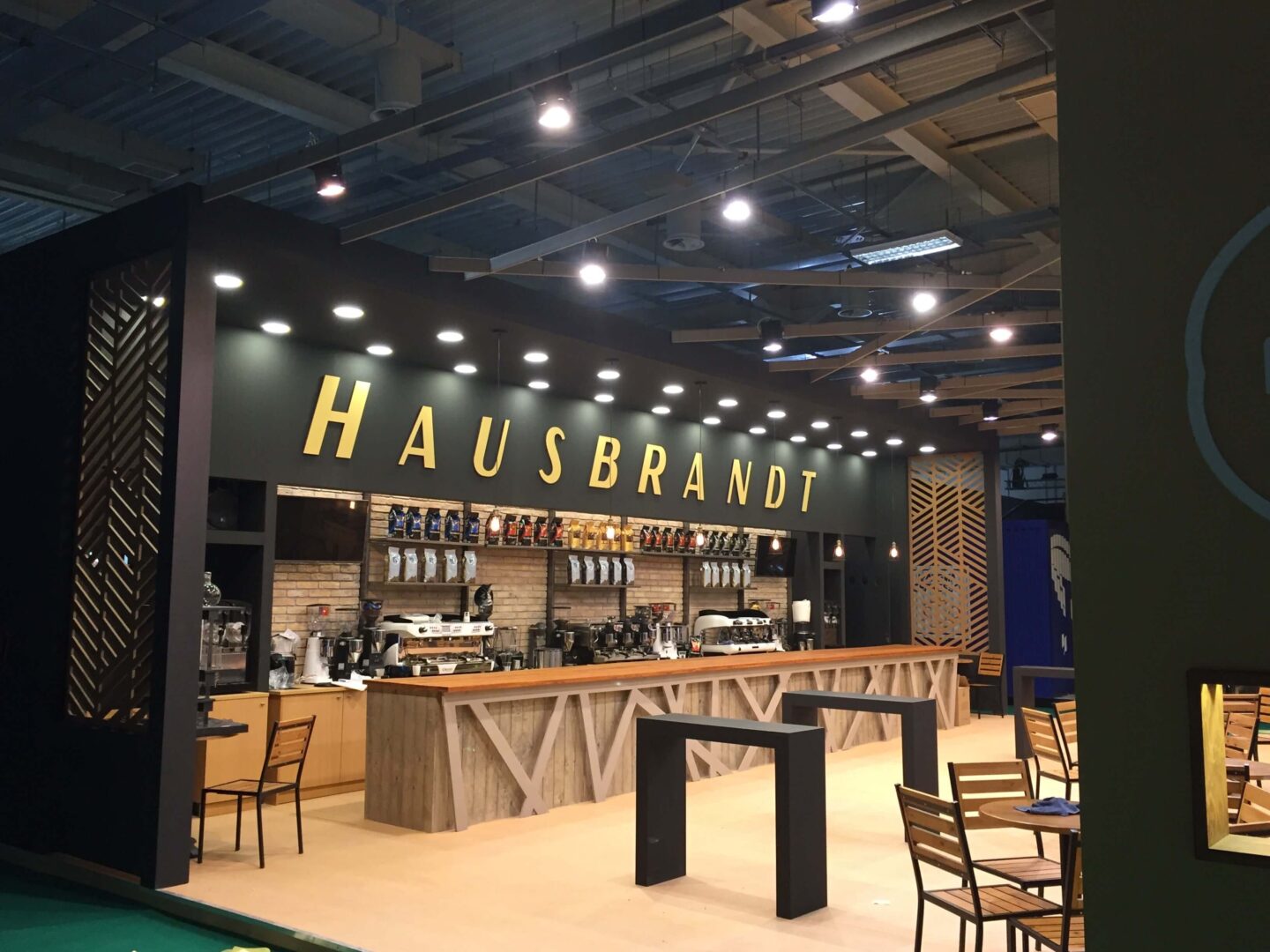 Εκθεσιακό περίπτερο Hausbrandt HORECA – κατασκευή Kornel Expo