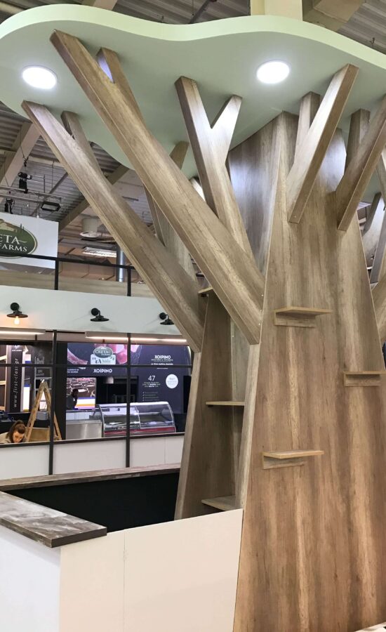Ειδική εκθεσιακή κατασκευή για Creata Farms – Kornel Expo