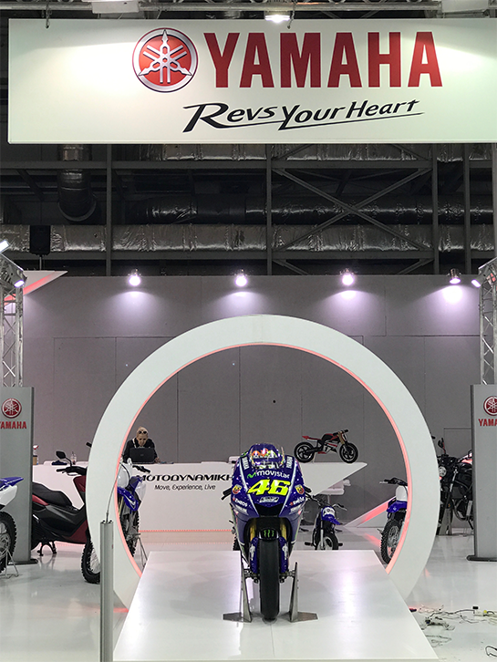 yahama motorcycle project in expo