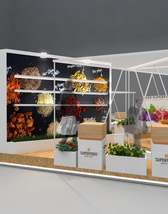superfoods 3d graphic